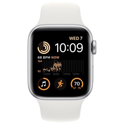 Смарт-часы Apple Watch SE 2 40mm Silver Aluminum Case with White Sport Band (MNJV3) в Mobile Butik