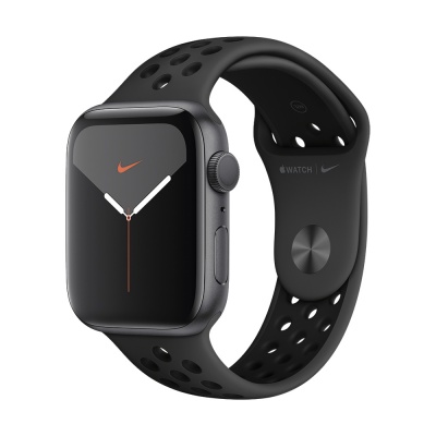 Apple Watch Series 5 GPS 44mm Aluminum Case with Nike Sport Band (Space Gray/Anthracite and Black) MX3W2 в Mobile Butik