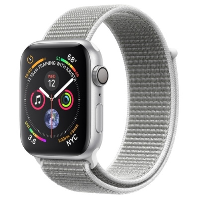 Apple Watch Series 4, 44mm Silver Aluminum, Seashell Sport Loop MU6C2 RU в Mobile Butik