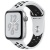Apple Watch Nike+ Series 4 (MU6K2RU/A) 44 мм, серебристый алюминий, спортивный ремешок Nike цвета «чистая платина/черный» в Mobile Butik