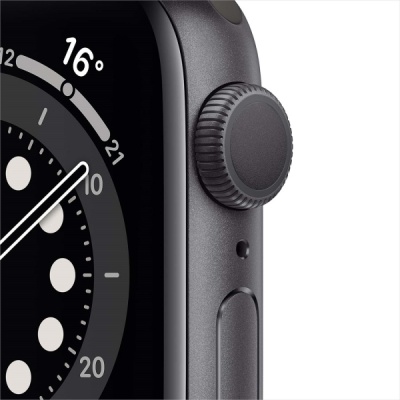 Часы Apple Watch S6 40mm Space Gray Aluminum Case with Black Sport Band (MG133)  в Mobile Butik