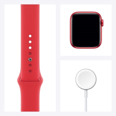 Смарт-часы Apple Watch S6 44mm PRODUCT(RED) Aluminum Case with PRODUCT(RED) Sport Band (M00M3) в Mobile Butik